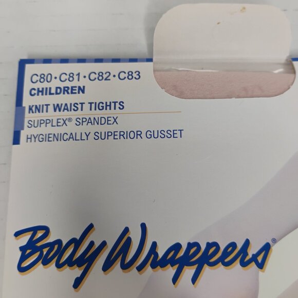 Body Wrappers Total Stretch Knit Waist Tights Full Foot – Child Size S/M (4–7) - Picture 3 of 9